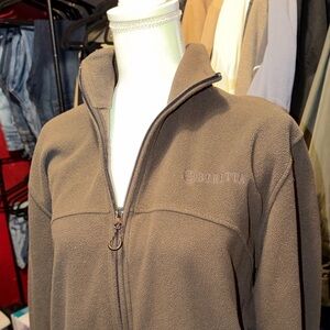 Dark brown Full-Zip Fleece Jacket